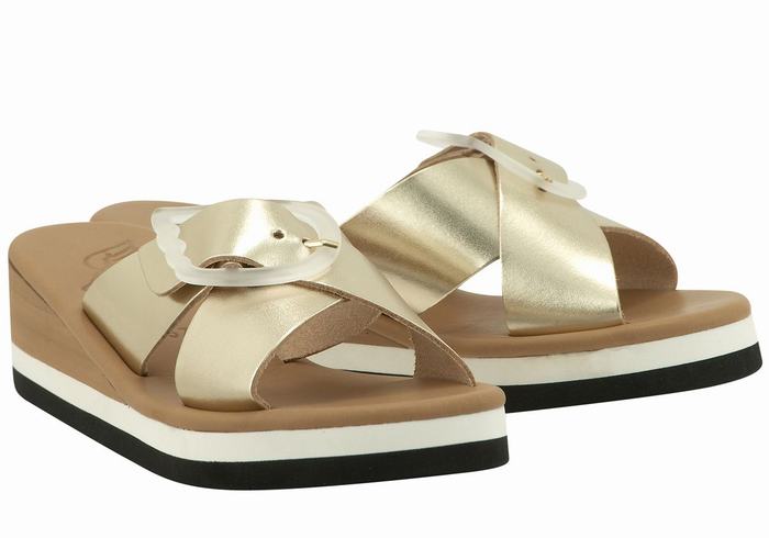 Sandale Compensée Ancient Greek Sandals Thais Rainbow Military Femme | ULI-0799556